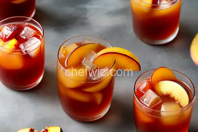 Grilled Peach Bourbon Smash