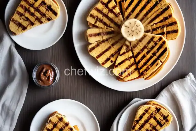 Grilled Peanut Butter, Jelly and Banana Sandwich