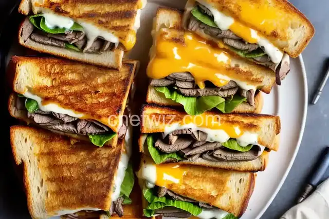 Grilled "Philly" Cheese Steak