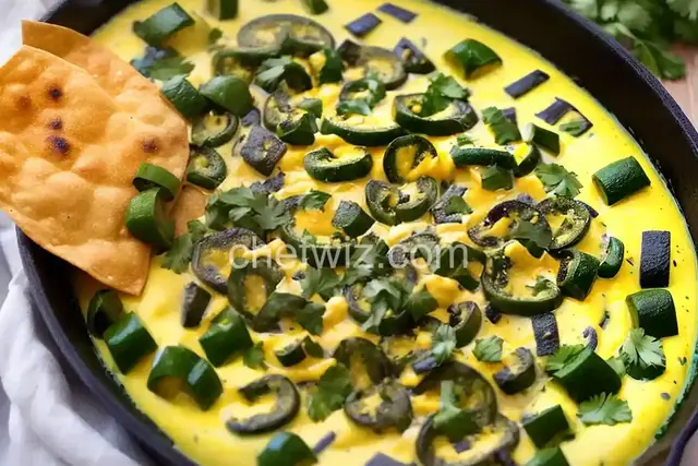 Grilled Poblano Queso Dip