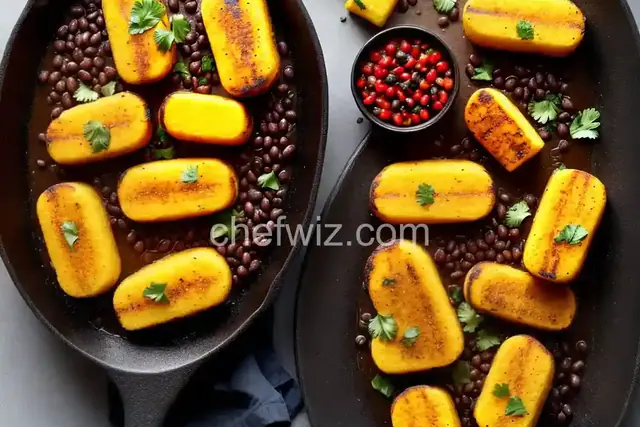 Grilled Polenta Bites with Black Bean Salsa