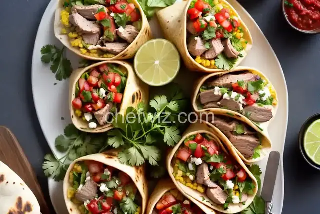 Grilled Pork Burritos with Salsa Verde