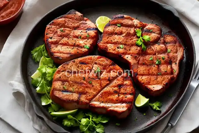 Grilled Pork Chops with Smoked Paprika Rub