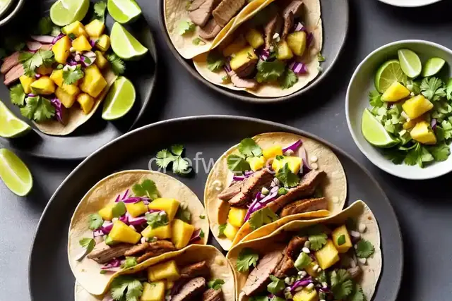 Grilled Pork Tacos with Pineapple