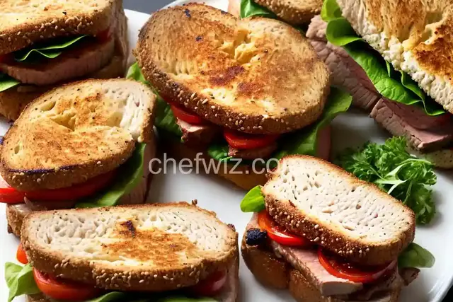Grilled Pork Tenderloin Sandwiches