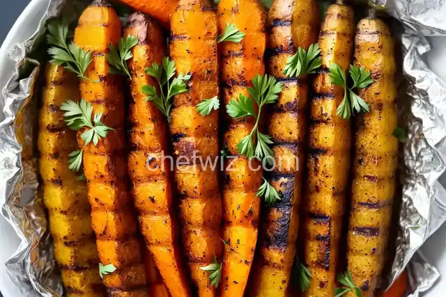 Grilled Potato, Carrot, and Onion Foil Packets