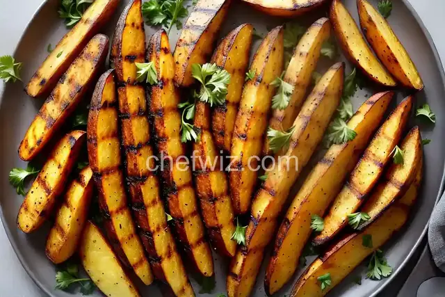 Grilled Potato Wedges Recipe