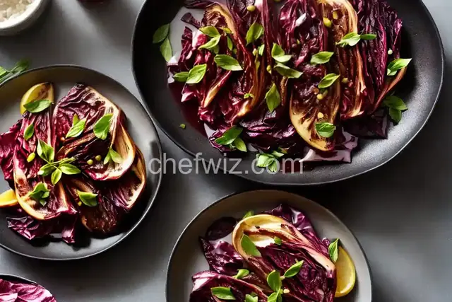 Grilled Radicchio With Cherry Gastrique Recipe