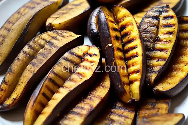 Grilled Ripe Plantains (