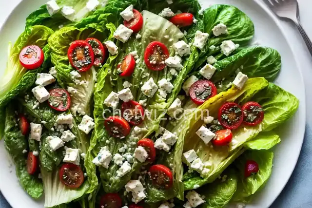 Grilled Romaine Salad with Blue Cheese