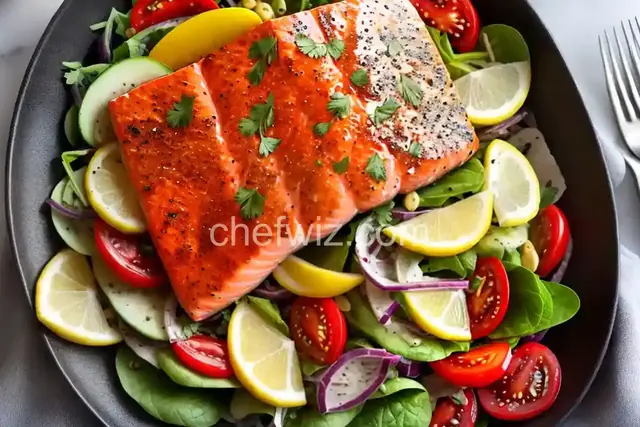 Grilled Salmon Salad