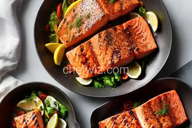 Grilled Salmon in a Foil Pack