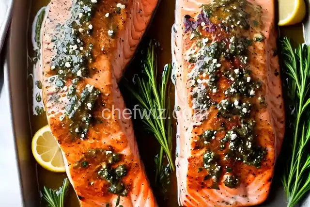 Grilled Salmon with Herb and Meyer Lemon Compound Butter