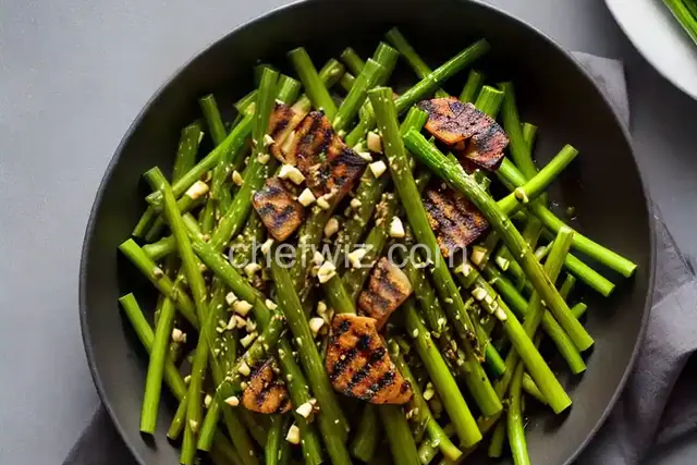 Grilled Scallions
