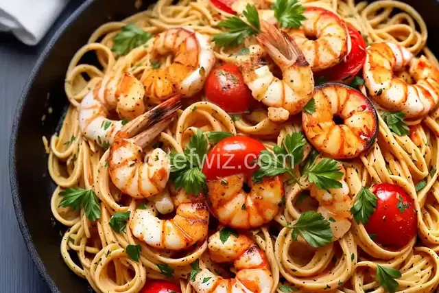 Grilled Seafood Pasta Fra Diavolo