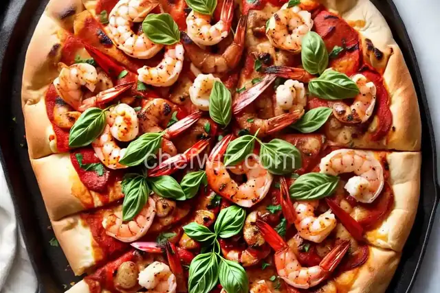 Grilled Shrimp Pizza