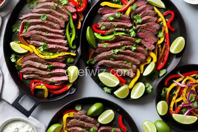 Grilled Skirt Steak Fajitas Recipe