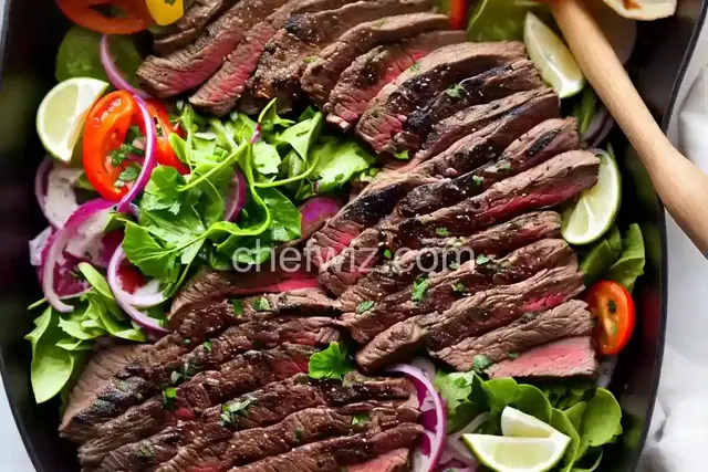 Grilled Skirt Steak Gyros