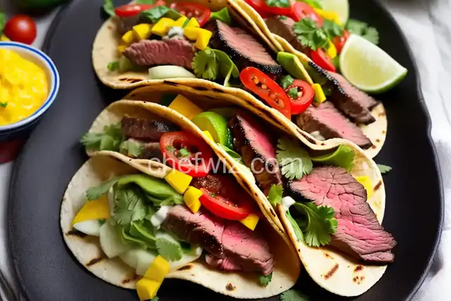 Grilled Skirt Steak Tacos