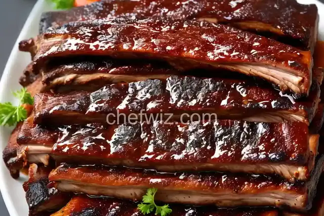 Grilled Slow-Cooked BBQ Ribs