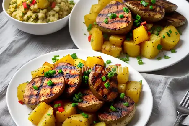 Grilled Smashed Potatoes