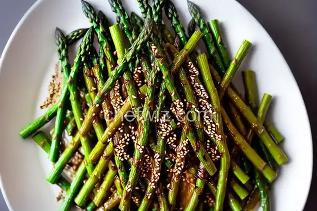 Grilled Soy-Sesame Asparagus