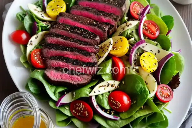 Grilled Steak Salad with Sesame Dressing