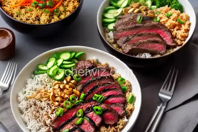 Grilled Steak and Rice Bowl