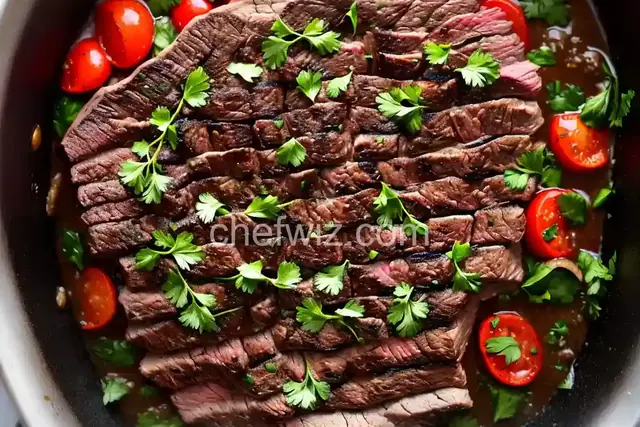 Grilled Stout Skirt Steak