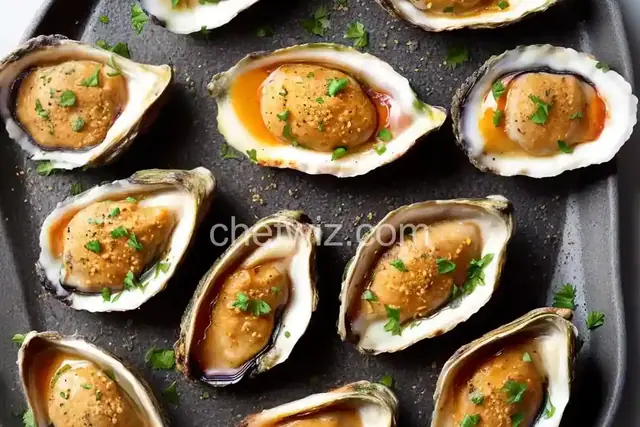 Grilled Stuffed Oysters