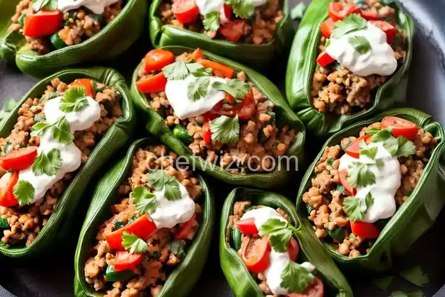 Grilled Stuffed Poblanos