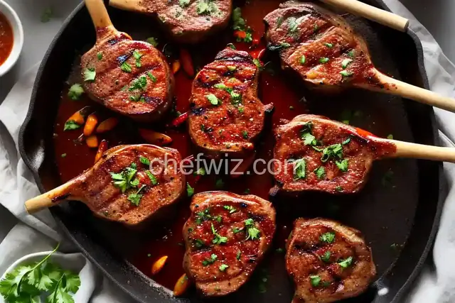 Grilled Sweet Chili Lamb Chops