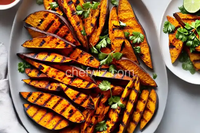 Grilled Sweet Potato Wedges Recipe