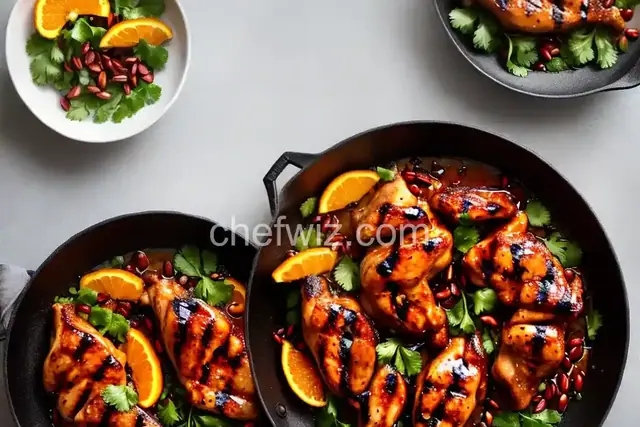 Grilled Tamarind and Orange Glazed Chicken