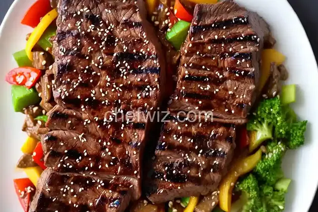 Grilled Teriyaki Steak