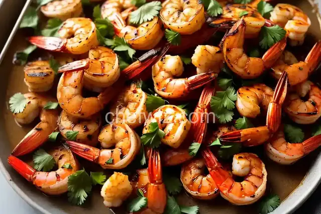 Grilled Thai Chile Garlic Shrimp