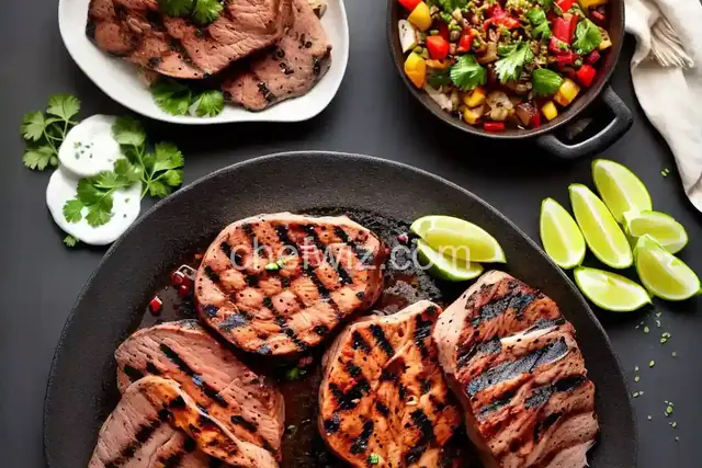 Grilled Volcano Pork