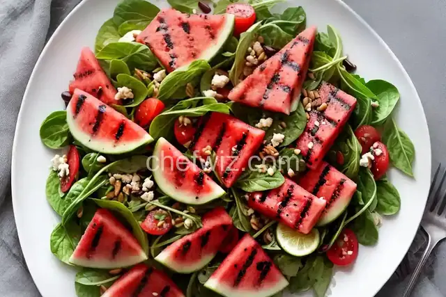 Grilled Watermelon Salad