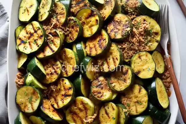 Grilled Zucchini with Parmesan