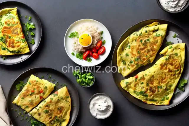 Grilled chicken omelet