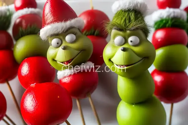 Grinch Kabobs