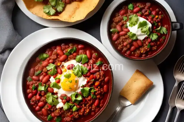 Ground Beef Chili with Beans