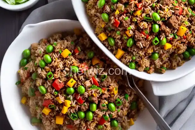 Ground Beef Fried Rice