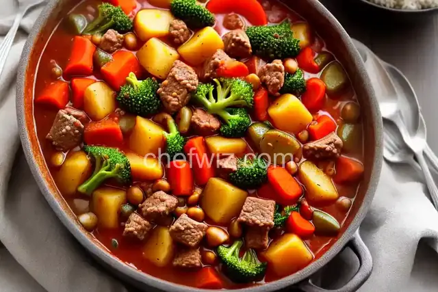 Ground Beef and Vegetable Stew