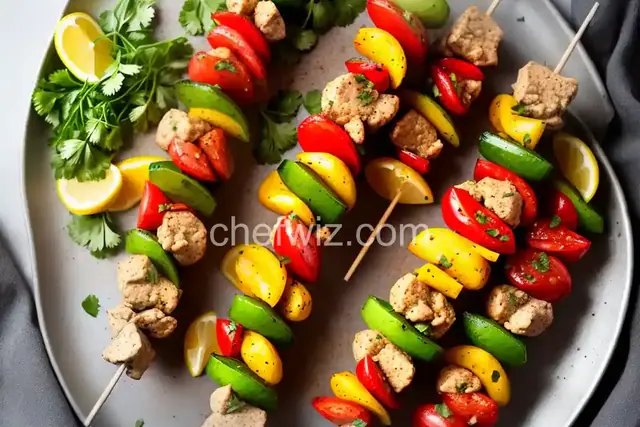 Ground Chicken Kabob