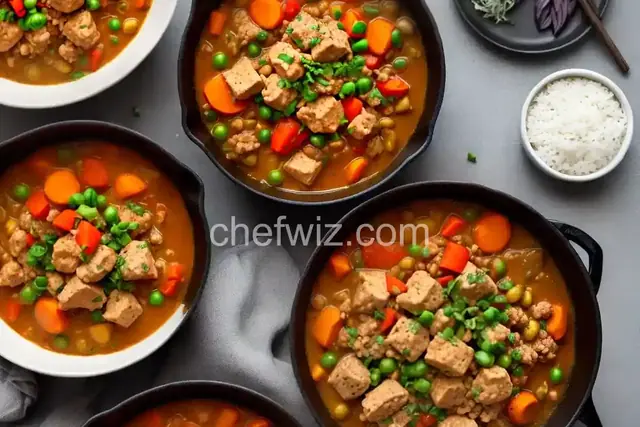 Ground Chicken Stew