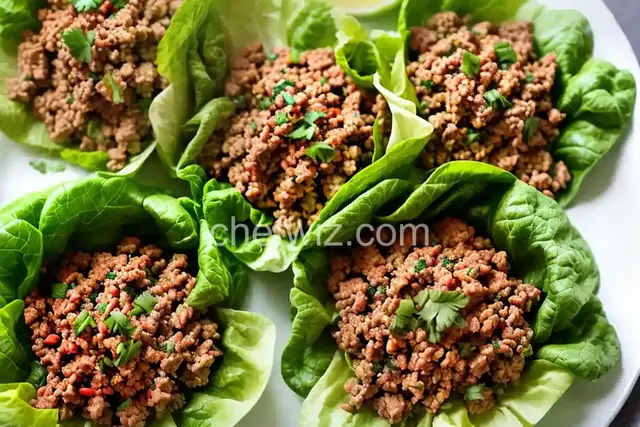 Ground Turkey Lettuce Wraps