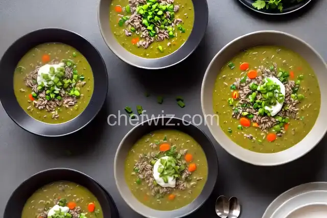 Ground Turkey and Wild Rice Soup