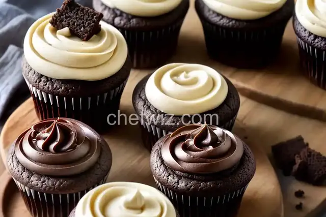 Guinness Cupcakes with Guinness Frosting