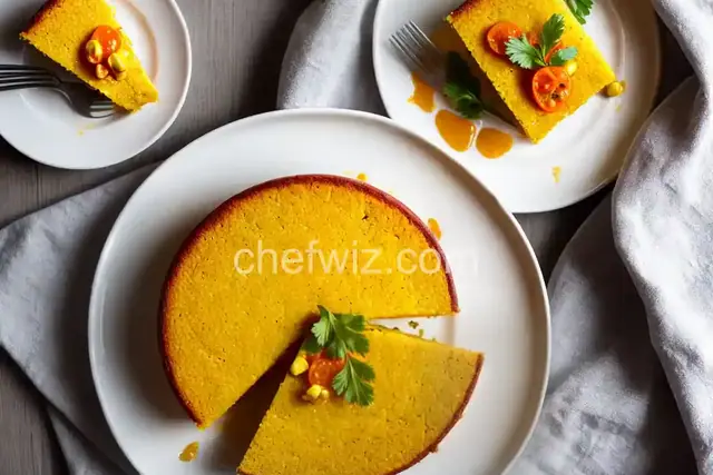 Habanero Honey Sweet Corn Cake